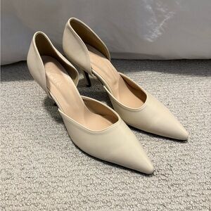 Chic Cream Women's Heels